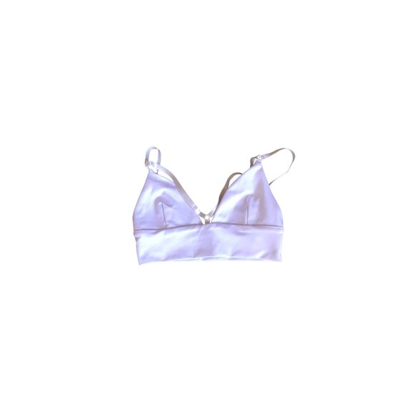 NWT Bebe White Summer Bralette - Picture 1 of 5
